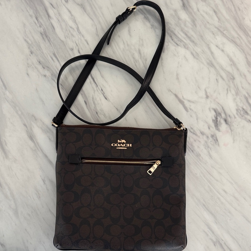 Coach Dark Brown Crossbody Bag